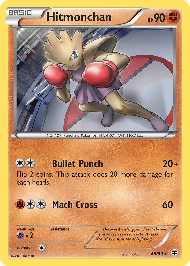 Hitmonchan 048 — Generations (English Pokémon TCG card)