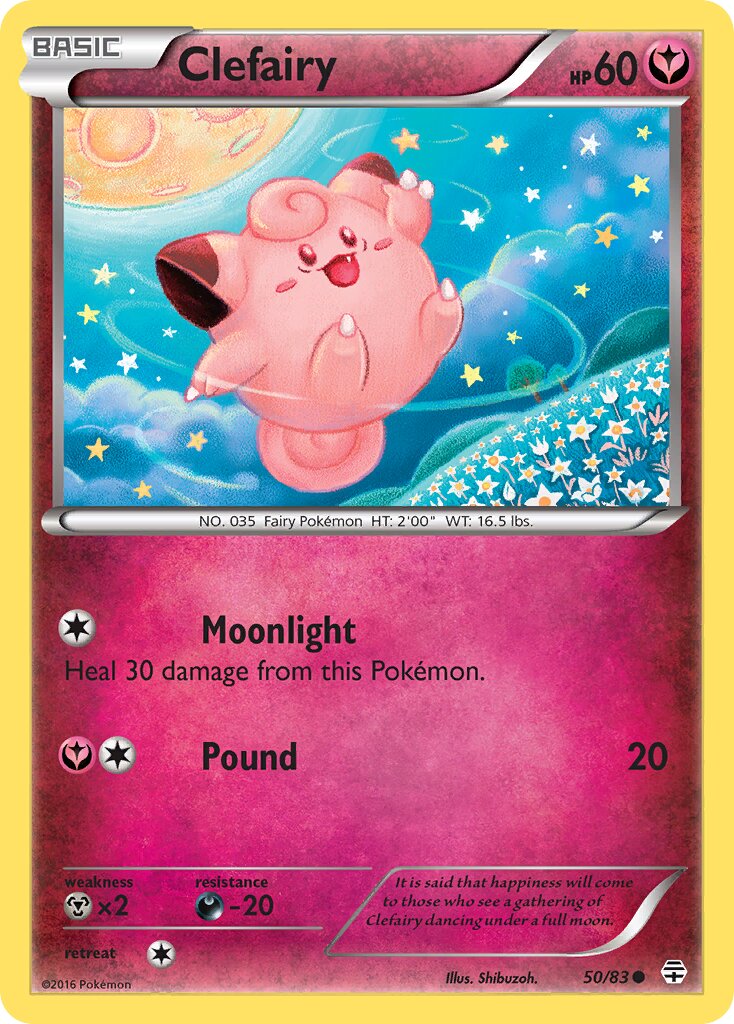 Clefairy 050 — Generations (English Pokémon TCG card)