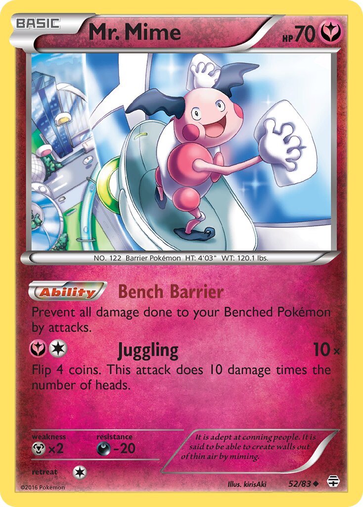 Mr. Mime 052 — Generations (English Pokémon TCG card)