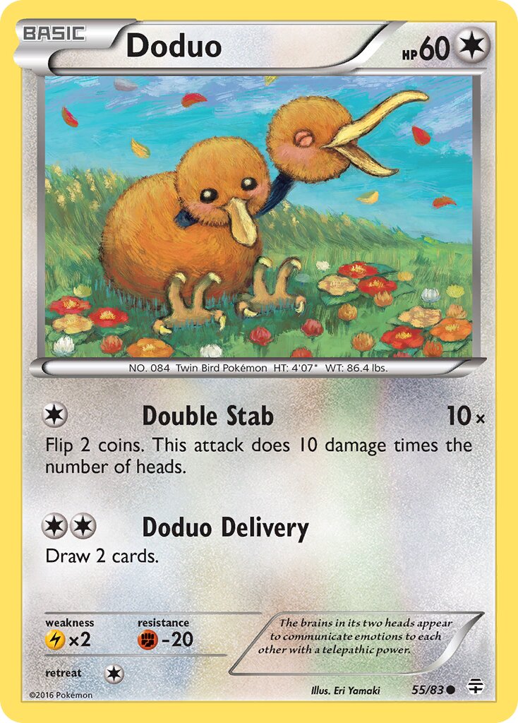 Doduo 055 — Generations (English Pokémon TCG card)