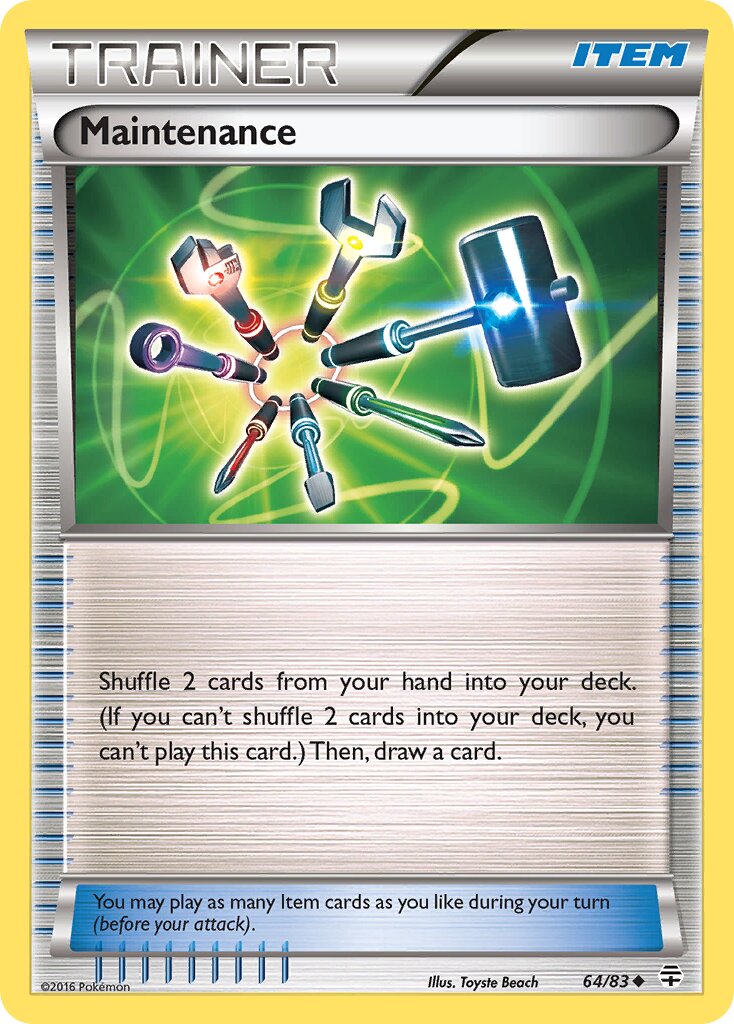 Maintenance 064 — Generations (English Pokémon TCG card)