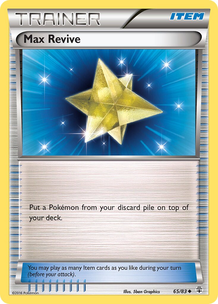 Max Revive 065 — Generations (English Pokémon TCG card)