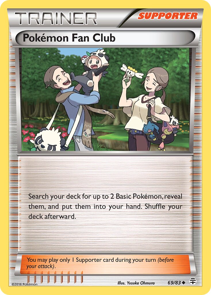 Pokémon Fan Club 069 — Generations (English Pokémon TCG card)