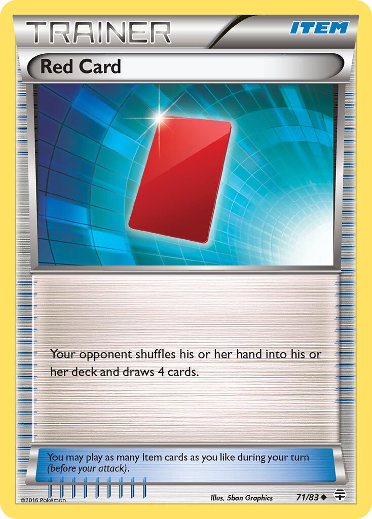Red Card 071 — Generations (English Pokémon TCG card)