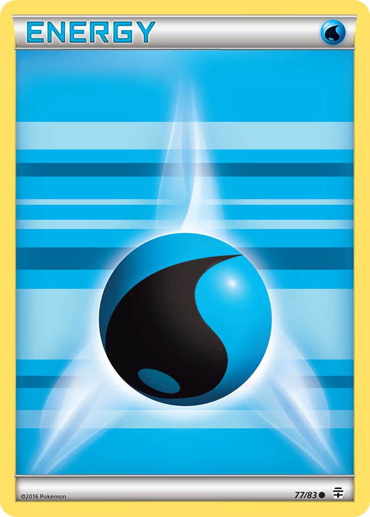 Water Energy 077 — Generations (English Pokémon TCG card)