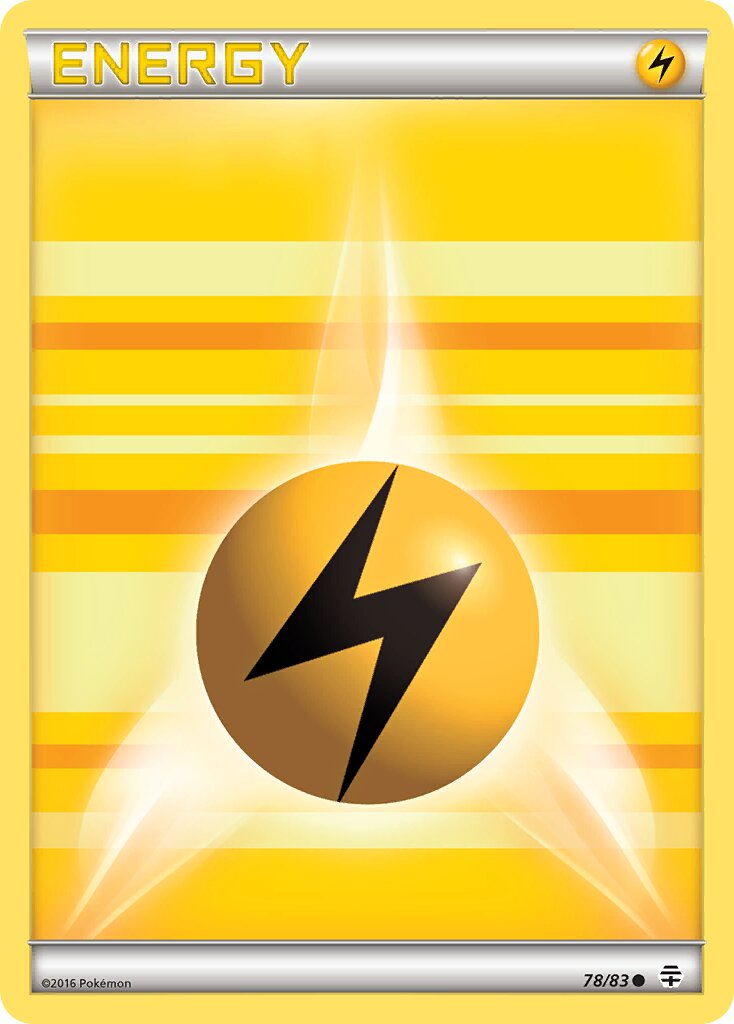 Lightning Energy 078 — Generations (English Pokémon TCG card)