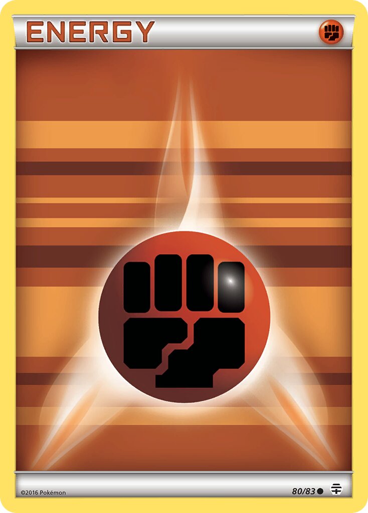 Fighting Energy 080 — Generations (English Pokémon TCG card)
