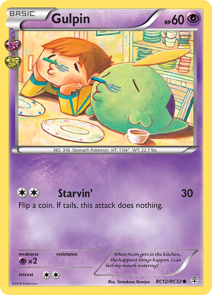 Gulpin RC12/RC32 — Generations (English Pokémon TCG card)