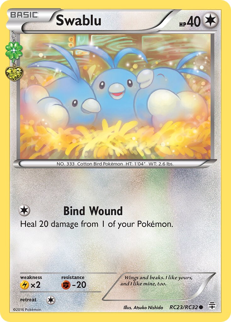Swablu RC23/RC32 — Generations (English Pokémon TCG card)