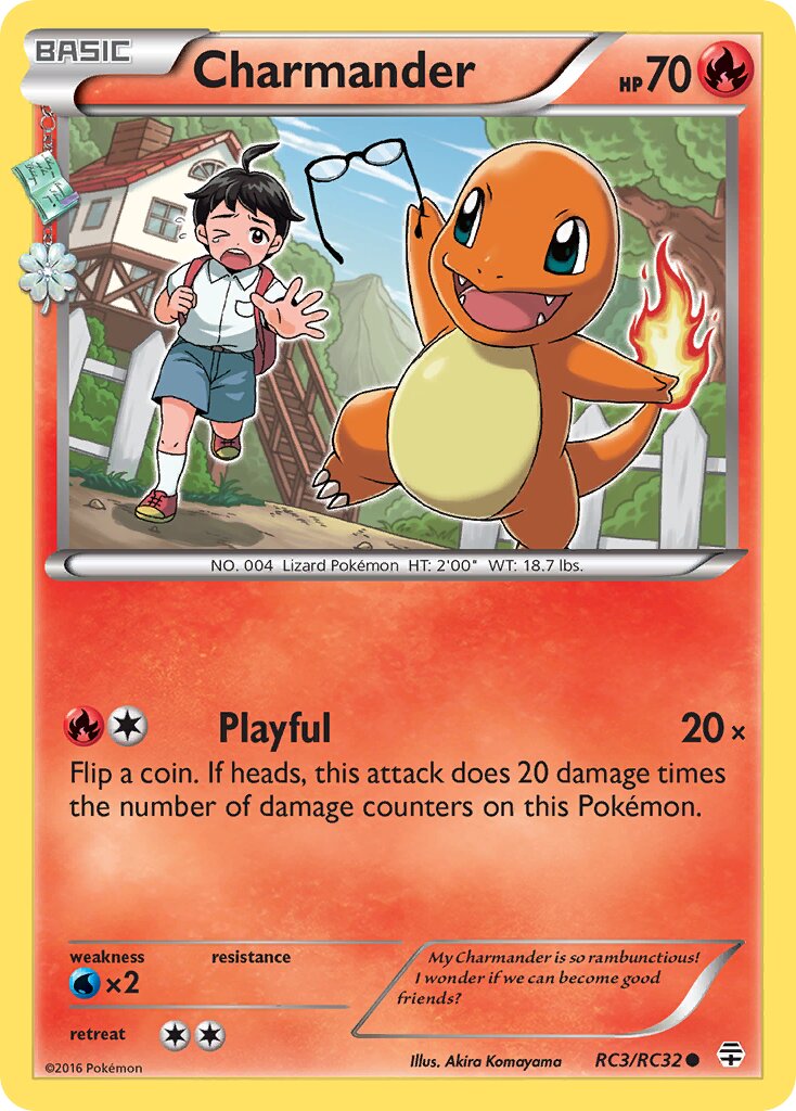 Charmander RC3/RC32 — Generations (English Pokémon TCG card)
