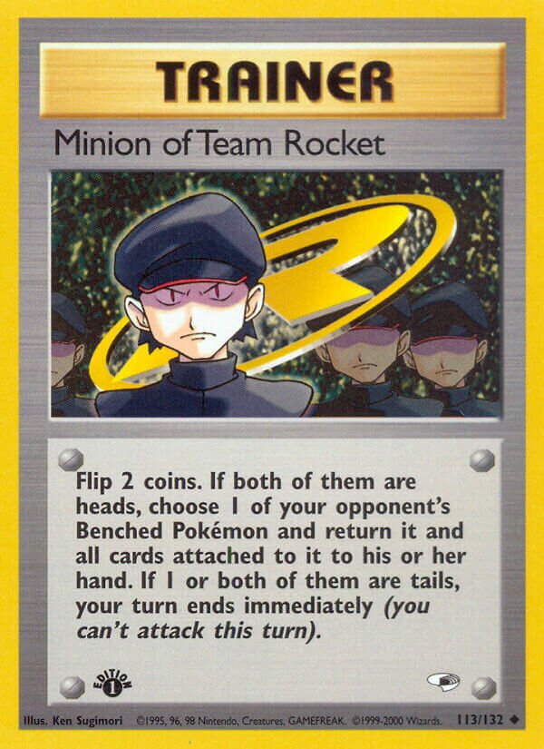 Minion of Team Rocket 113/132 — Gym Heroes (English Pokémon TCG card)