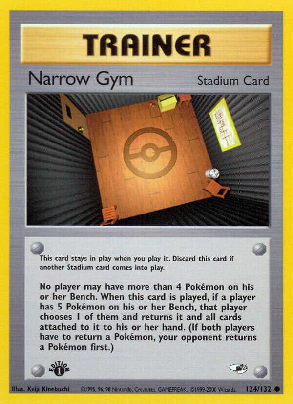 Narrow Gym 124/132 — Gym Heroes (English Pokémon TCG card)