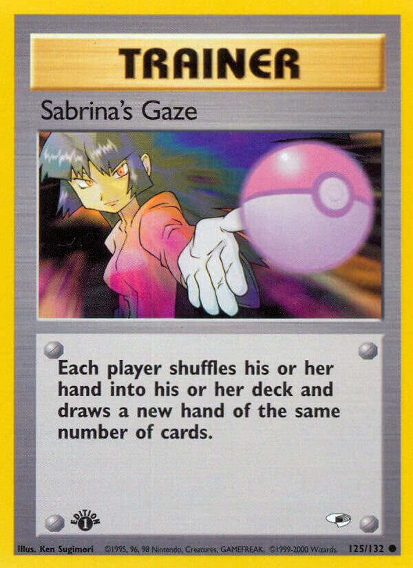 Sabrina's Gaze 125/132 — Gym Heroes (English Pokémon TCG card)