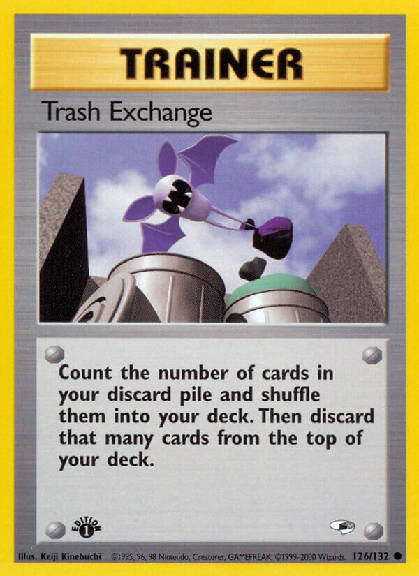 Trash Exchange 126/132 — Gym Heroes (English Pokémon TCG card)