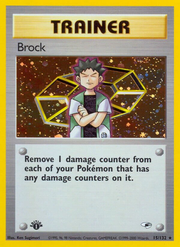 Brock 015/132 — Gym Heroes (English Pokémon TCG card)