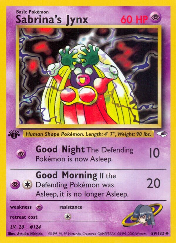 Sabrina's Jynx 059/132 — Gym Heroes (English Pokémon TCG card)