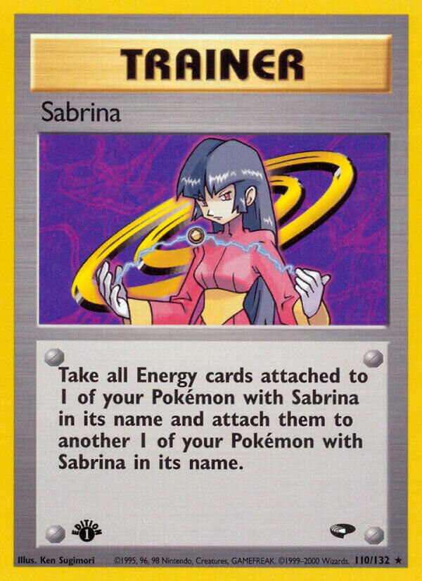 Sabrina 110/132 — Gym Challenge (English Pokémon TCG card)