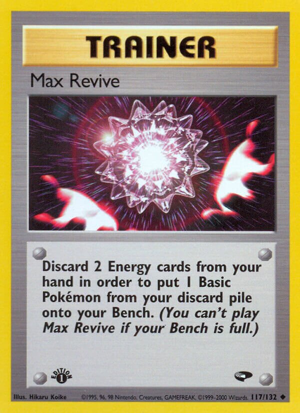 Max Revive 117/132 — Gym Challenge (English Pokémon TCG card)