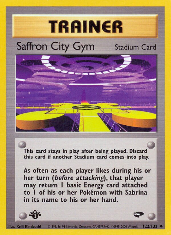 Saffron City Gym 122/132 — Gym Challenge (English Pokémon TCG card)