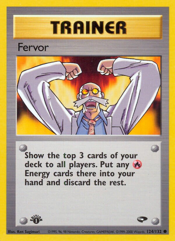 Fervor 124/132 — Gym Challenge (English Pokémon TCG card)