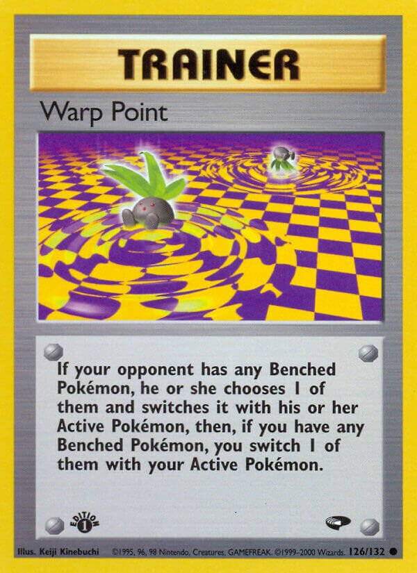 Warp Point 126/132 — Gym Challenge (English Pokémon TCG card)