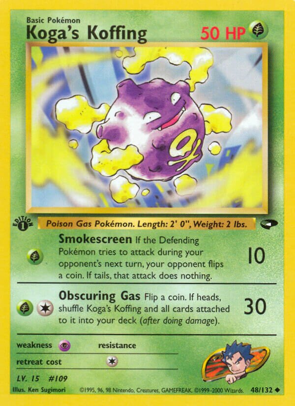 Koga's Koffing 048/132 — Gym Challenge (English Pokémon TCG card)