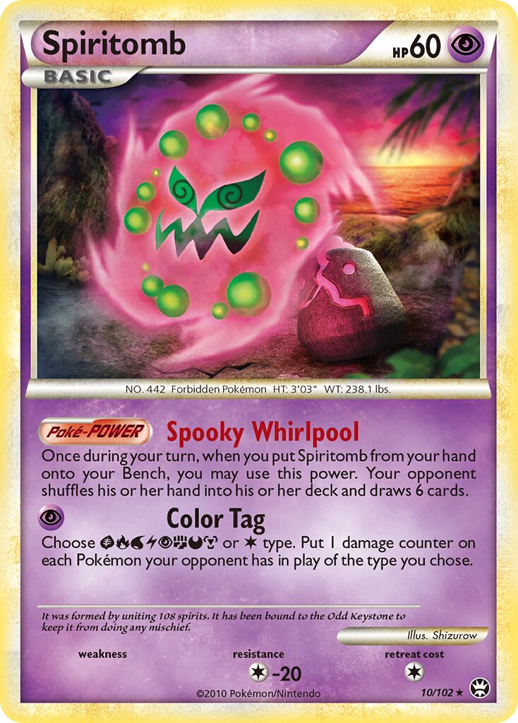 Spiritomb 010/103 — Triumphant (English Pokémon TCG card)