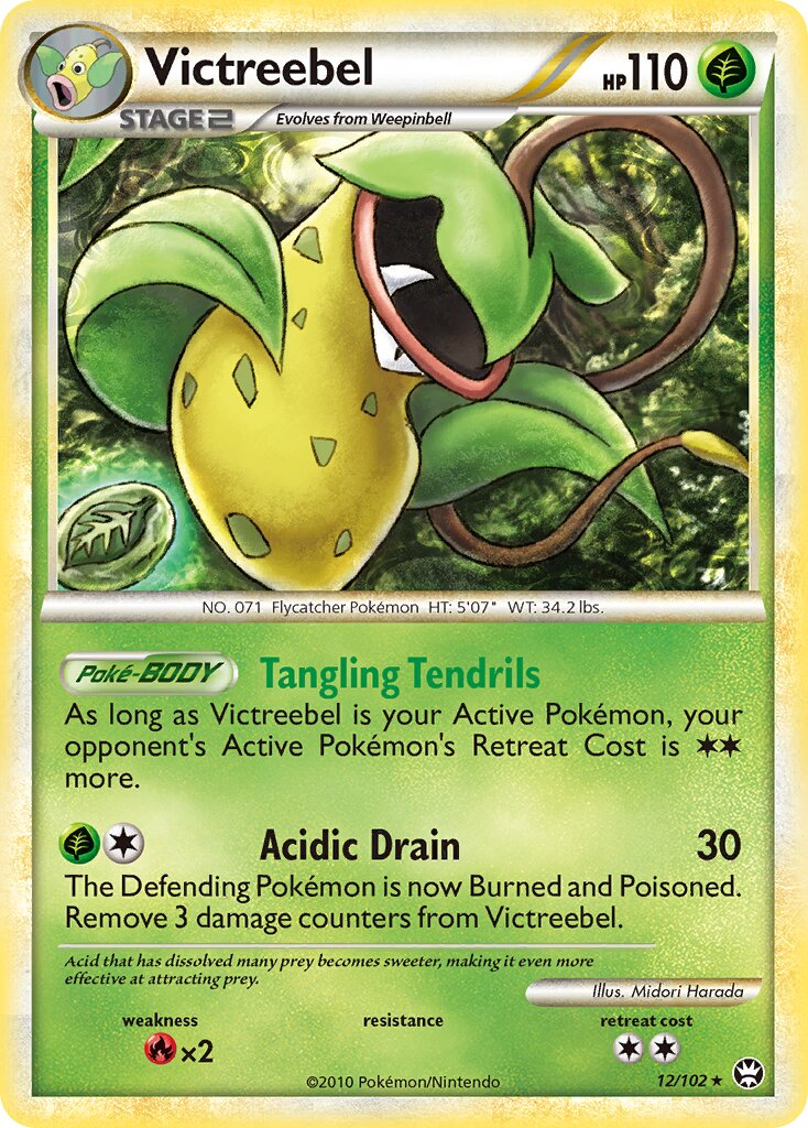 Victreebel 012/103 — Triumphant (English Pokémon TCG card)