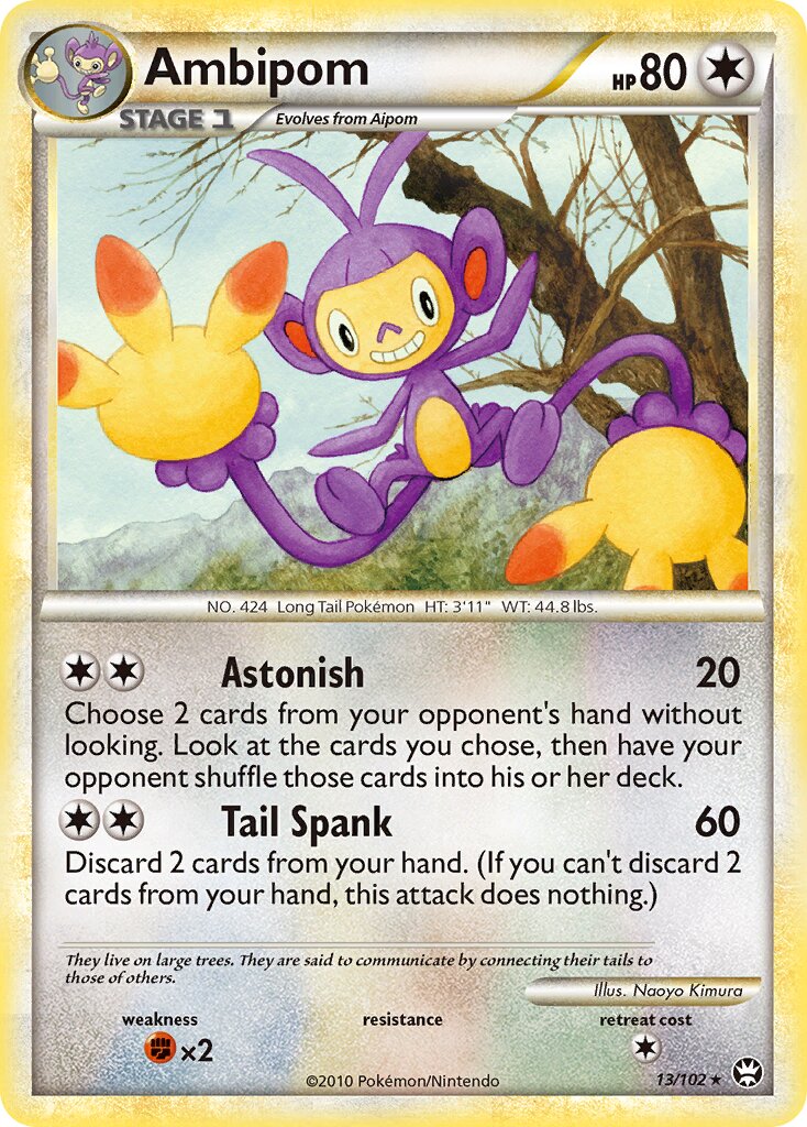 Ambipom 013/103 — Triumphant (English Pokémon TCG card)