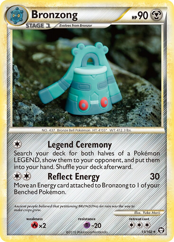 Bronzong 015/103 — Triumphant (English Pokémon TCG card)
