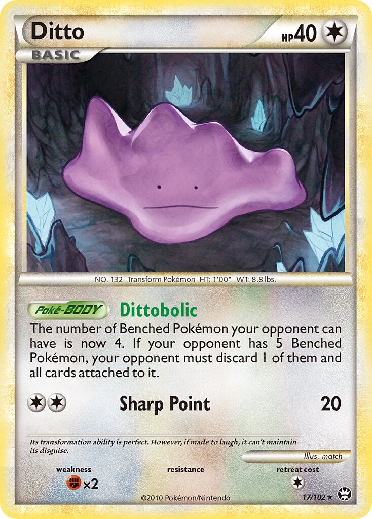 Ditto 017/103 — Triumphant (English Pokémon TCG card)