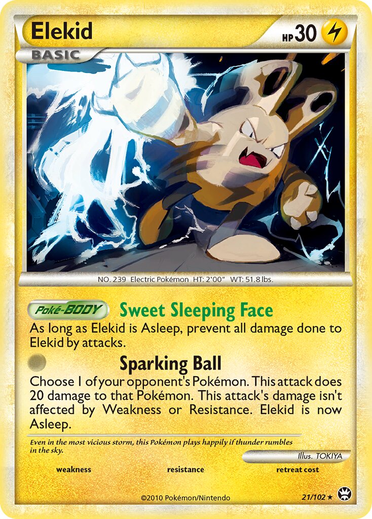 Elekid 021/103 — Triumphant (English Pokémon TCG card)