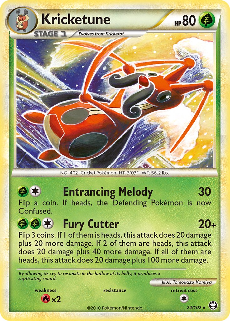 Kricketune 024/103 — Triumphant (English Pokémon TCG card)