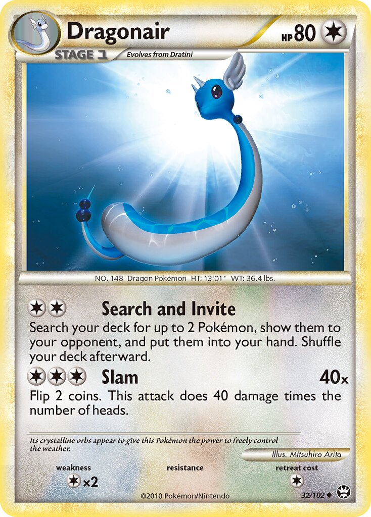 Dragonair 032/103 — Triumphant (English Pokémon TCG card)