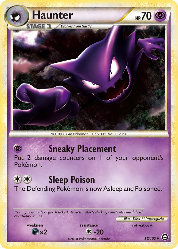 Haunter 035/103 — Triumphant (English Pokémon TCG card)