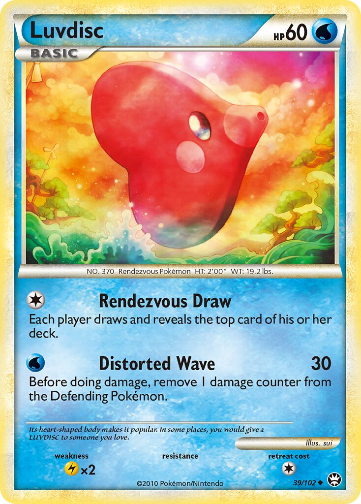 Luvdisc 039/103 — Triumphant (English Pokémon TCG card)