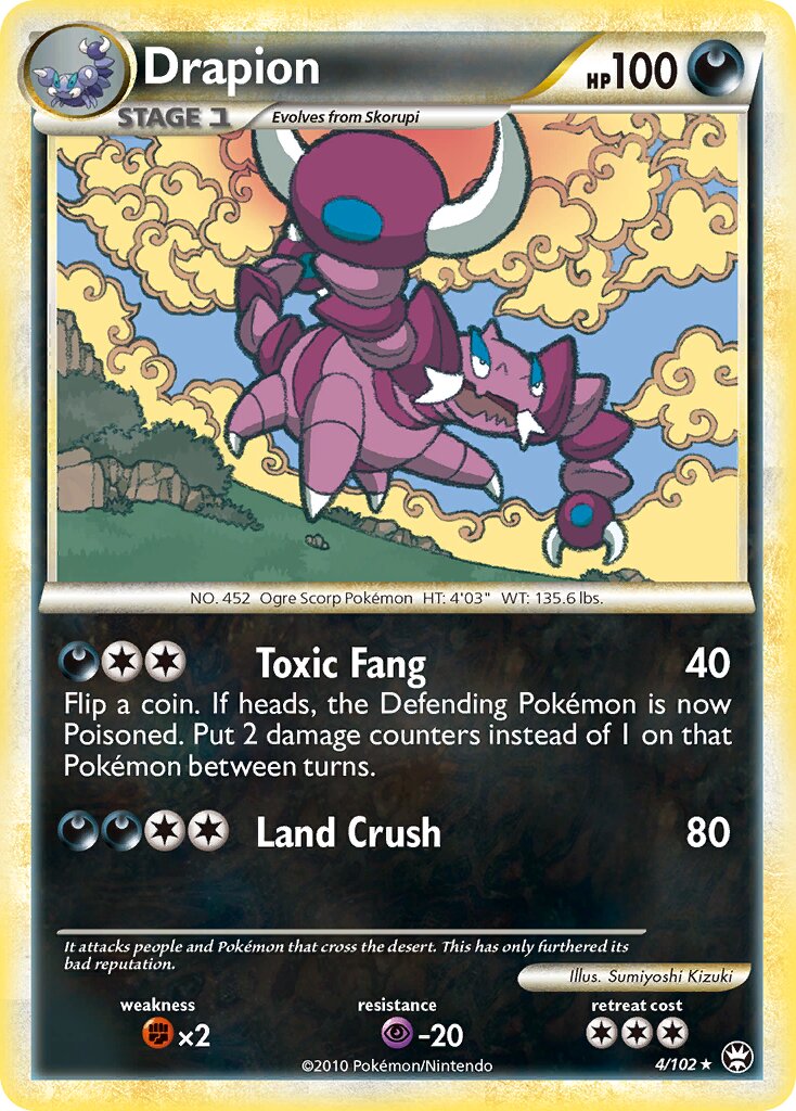Drapion 004/103 — Triumphant (English Pokémon TCG card)