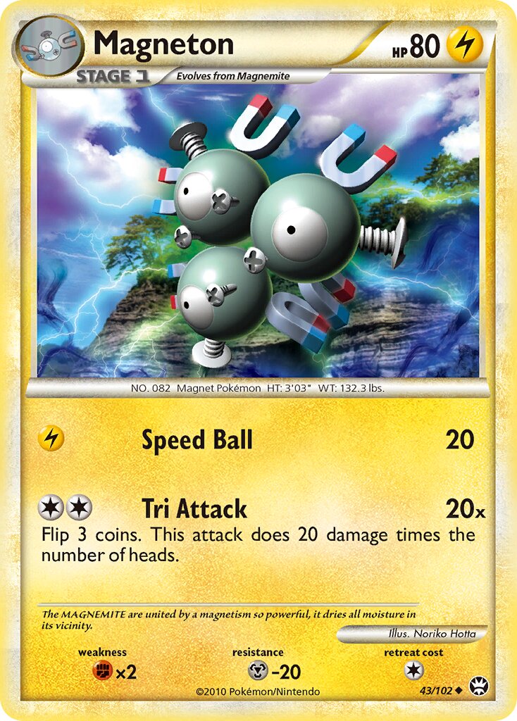 Magneton 043/103 — Triumphant (English Pokémon TCG card)