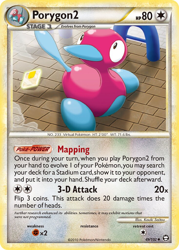 Porygon2 049/103 — Triumphant (English Pokémon TCG card)