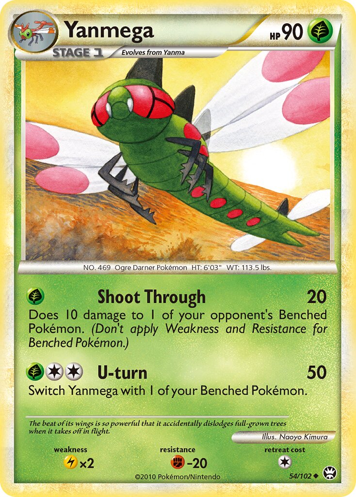 Yanmega 054/103 — Triumphant (English Pokémon TCG card)