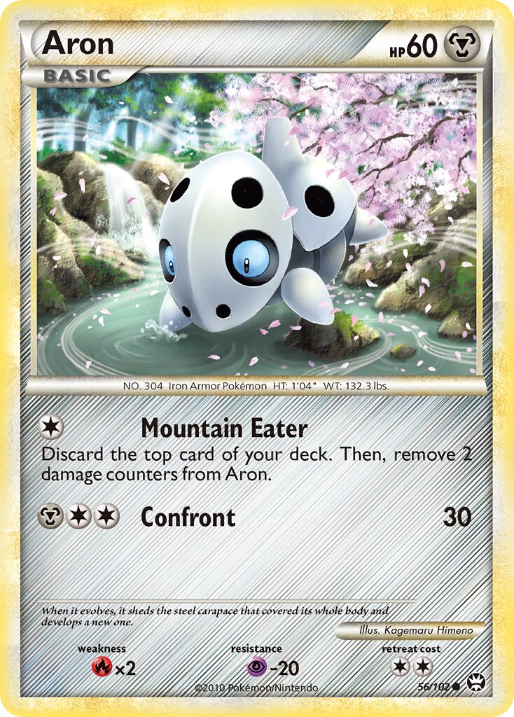 Aron 056/103 — Triumphant (English Pokémon TCG card)