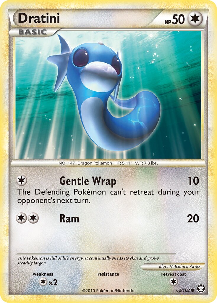 Dratini 062/103 — Triumphant (English Pokémon TCG card)