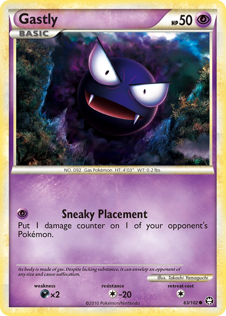 Gastly 063/103 — Triumphant (English Pokémon TCG card)