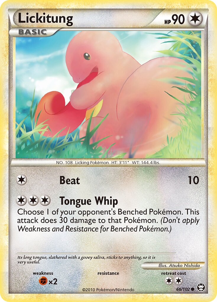 Lickitung 066/103 — Triumphant (English Pokémon TCG card)
