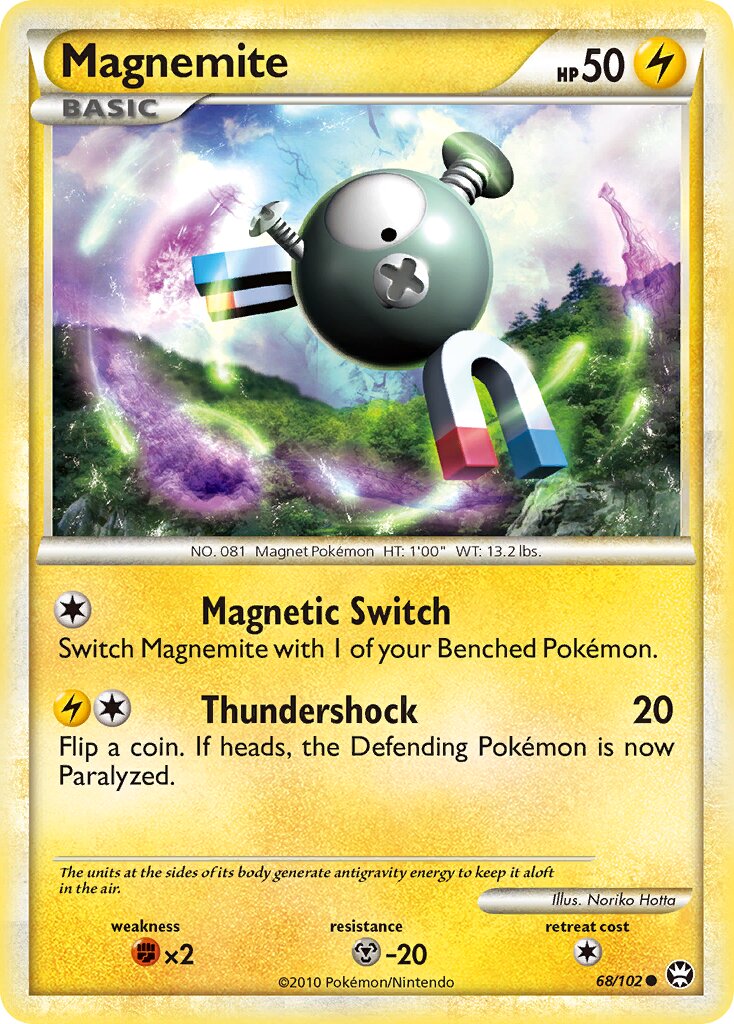 Magnemite 068/103 — Triumphant (English Pokémon TCG card)
