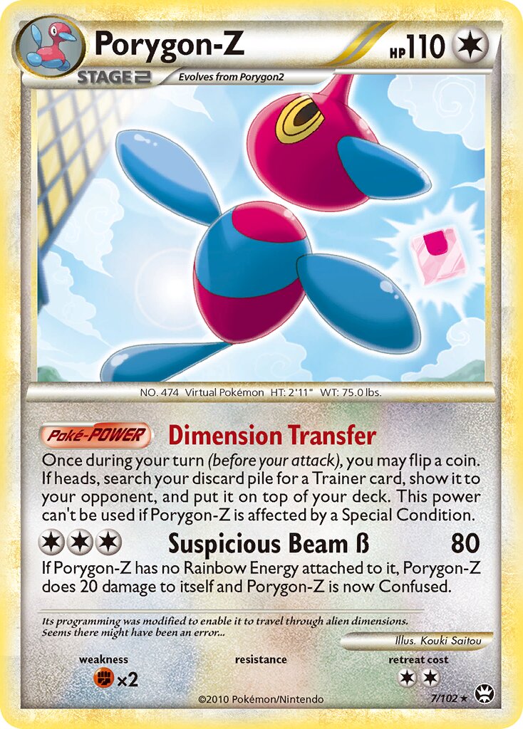 Porygon-Z 007/103 — Triumphant (English Pokémon TCG card)