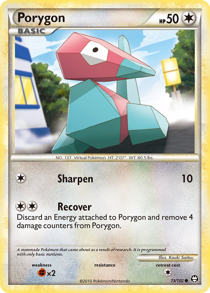 Porygon 073/103 — Triumphant (English Pokémon TCG card)