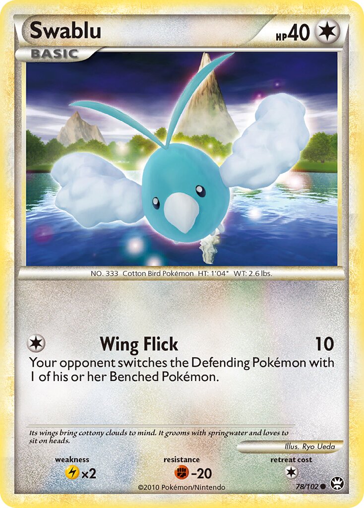 Swablu 078/103 — Triumphant (English Pokémon TCG card)