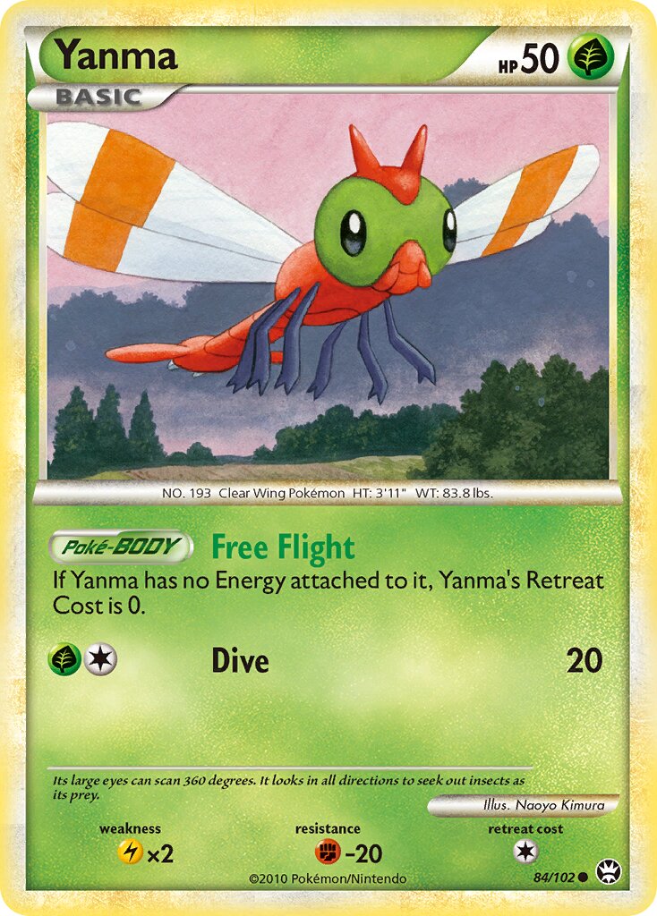 Yanma 084/103 — Triumphant (English Pokémon TCG card)
