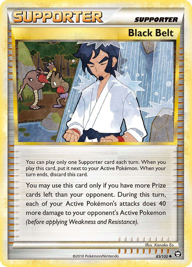 Black Belt 085/103 — Triumphant (English Pokémon TCG card)